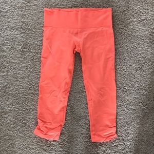 Lululemon In The Flow Crop Orange 8